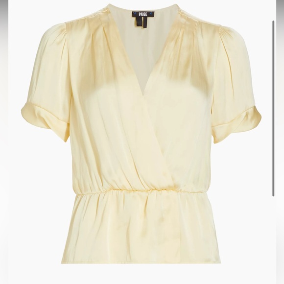 32 - NWOT Paige- Felicity Surplice Top- size large - Picture 1 of 3